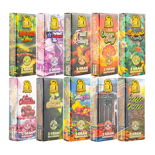 GCC Gold Coast Clear 2g Disposable V2 Vape Pen