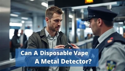 Bir marta ishlatiladigan Vape metall detektorni qo'zg'atishi mumkinmi?