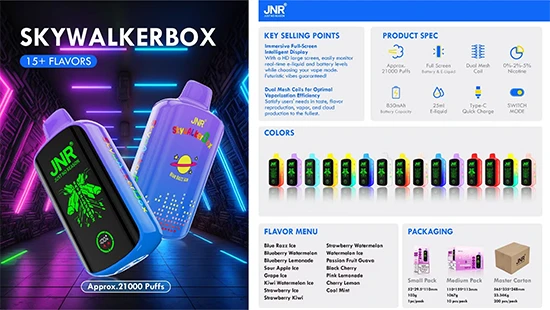Jnr Skywalker Box 21000 Puff Disposable Vape