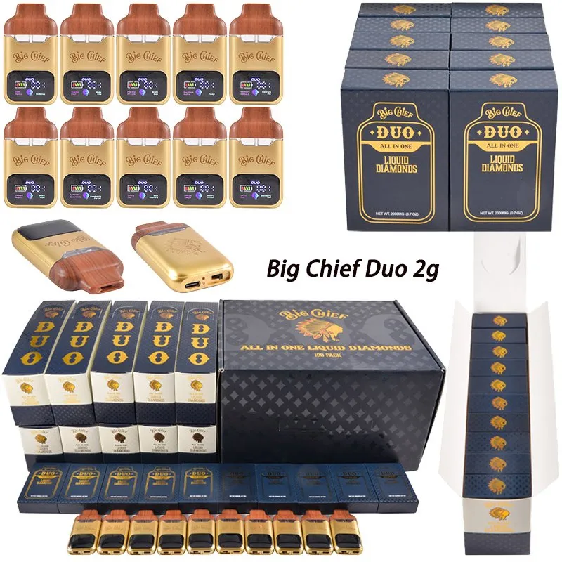 Gold Big Chief Duo 2g Bir marta ishlatiladigan mahsulotlar hammasi birida