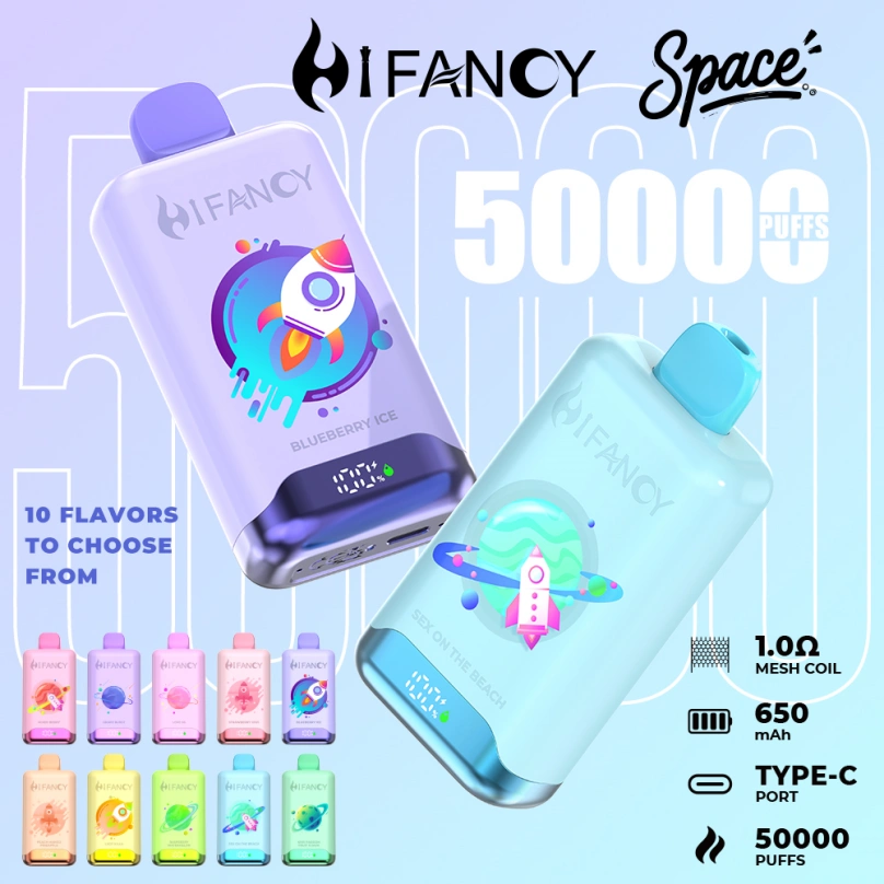 Hifancy 50000 Puffs 50K kosmik ulgurji vape