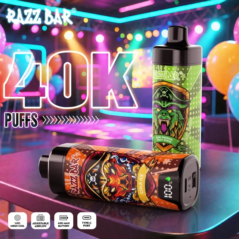 Razz Bar 40000 Puffs Smart Screen 40k bir martalik vape